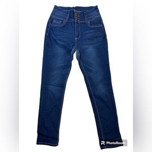 Skinny Stretch Blue Jeans size 15